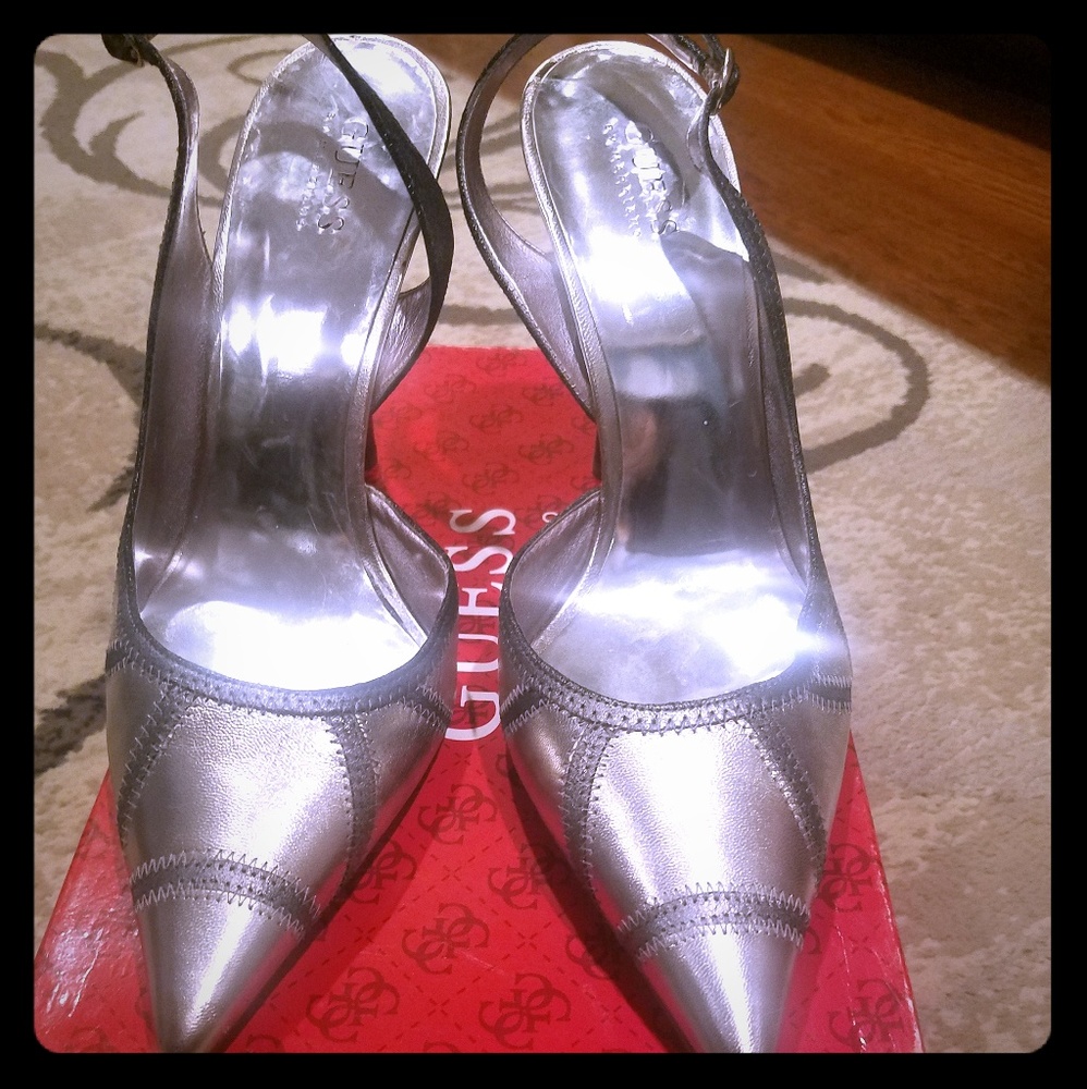 GUESS pointy stilettos.